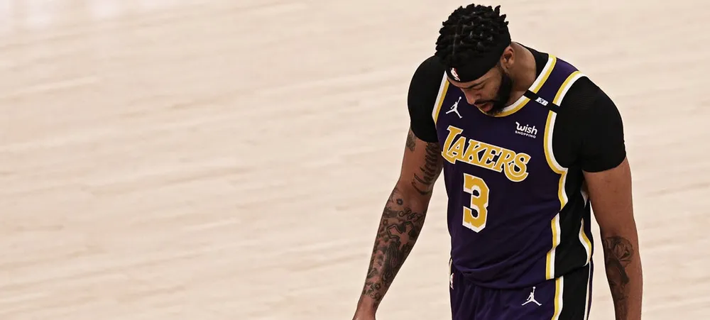 NBA: Anthony Davis liga o sinal vermelho no Lakers após nova derrota