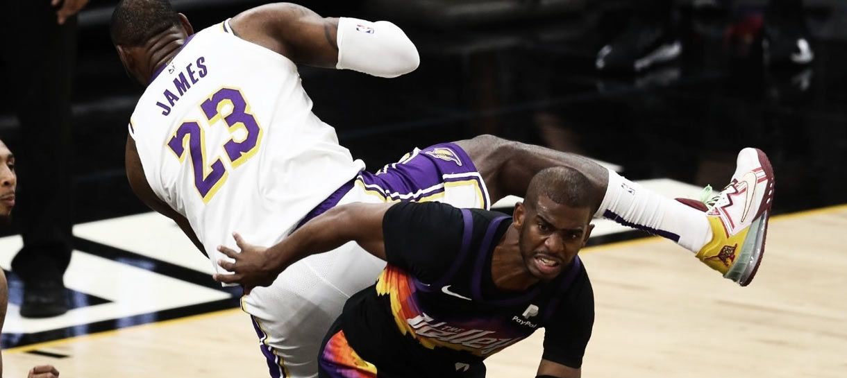 NBA: Chris Paul se defende por lance perigoso com LeBron James
