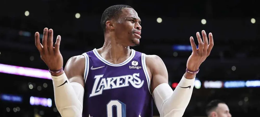NBA: Desculpa de Russell Westbrook após derrota do Lakers não convence torcida