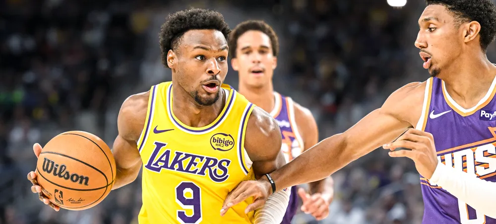 A pífia atuação de Bronny James pelo Lakers contra o Suns