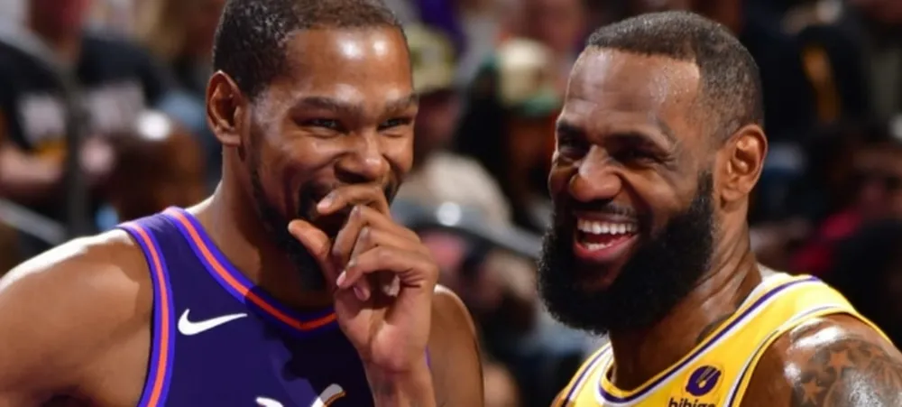 NBA: LeBron volta a falar sobre Durant após confronto entre Lakers e Suns
