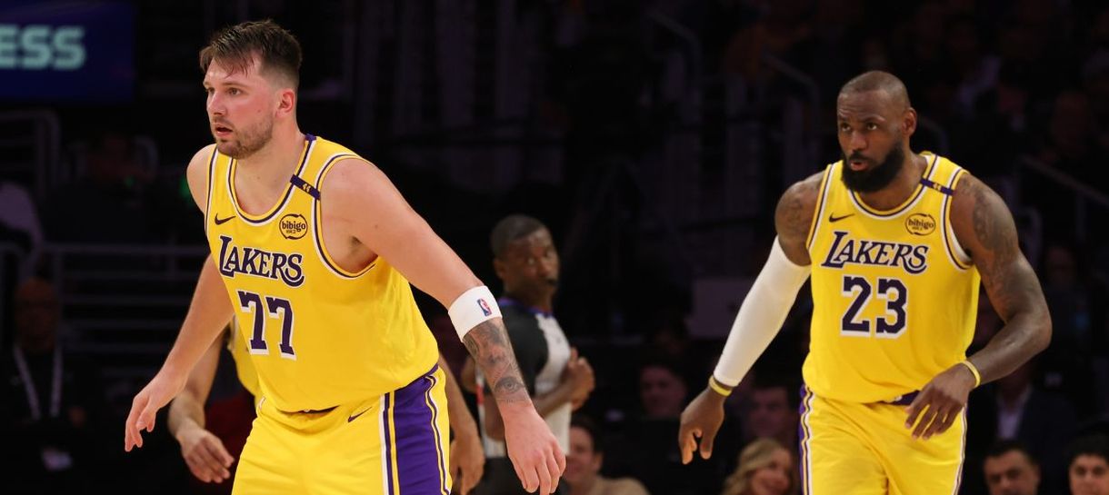 O que LeBron disse após Luka Doncic assinar extensão com o Lakers