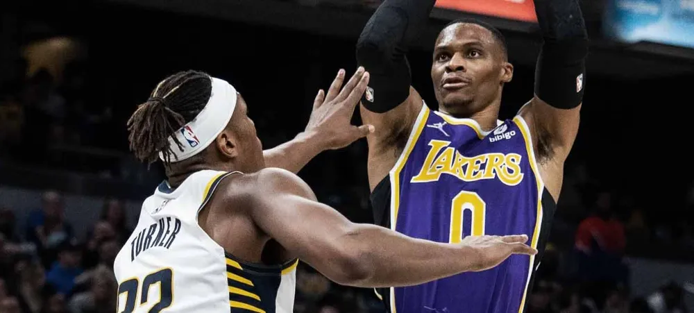NBA: Pacers teria interesse em negociar com o Lakers por Russell Westbrook
