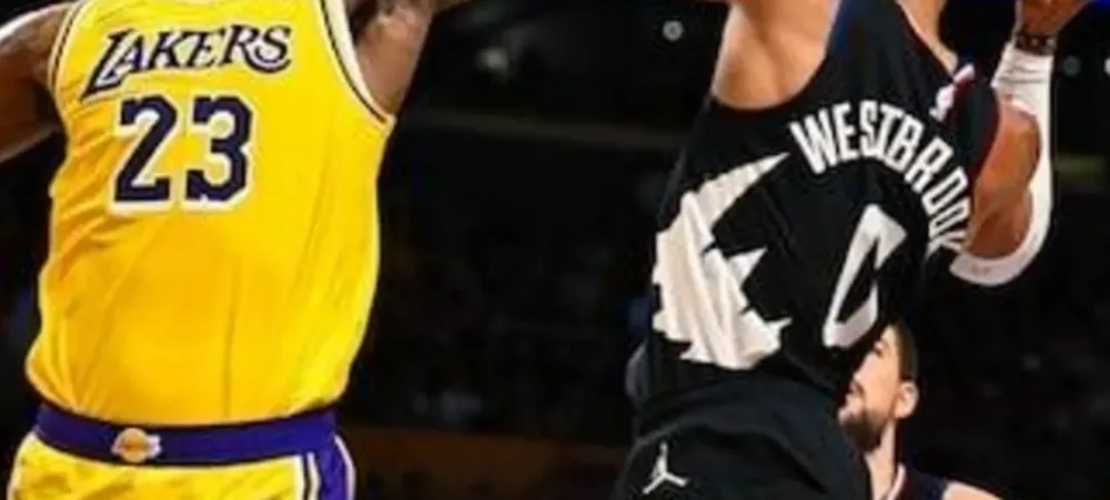 NBA: LeBron James e Russell Westbrook se evitam antes do início do jogo entre Lakers e Clippers