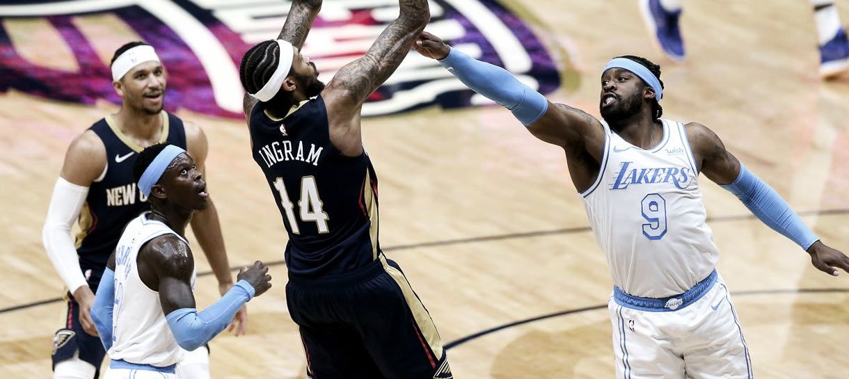 Lakers continua na busca por uma vitória jogando sem LeBron e Davis