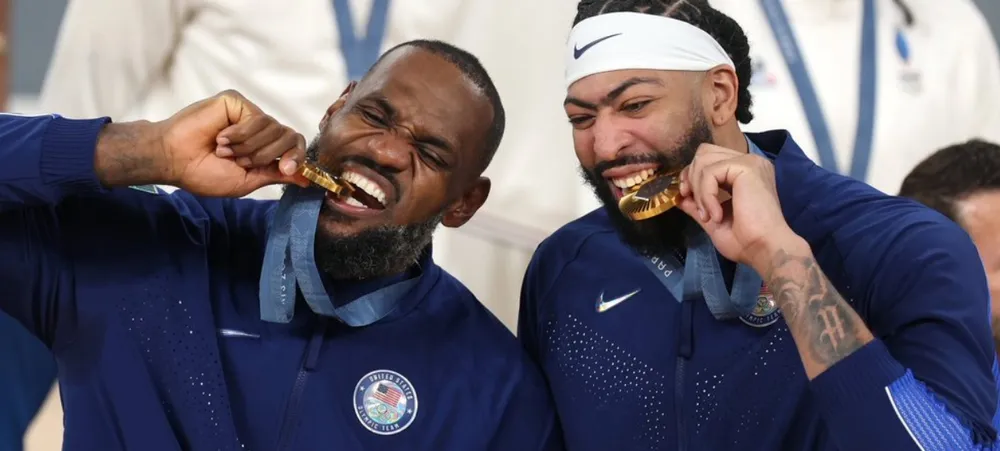 Olimpíadas de Paris: LeBron James e Anthony Davis entram em lista rara do Lakers