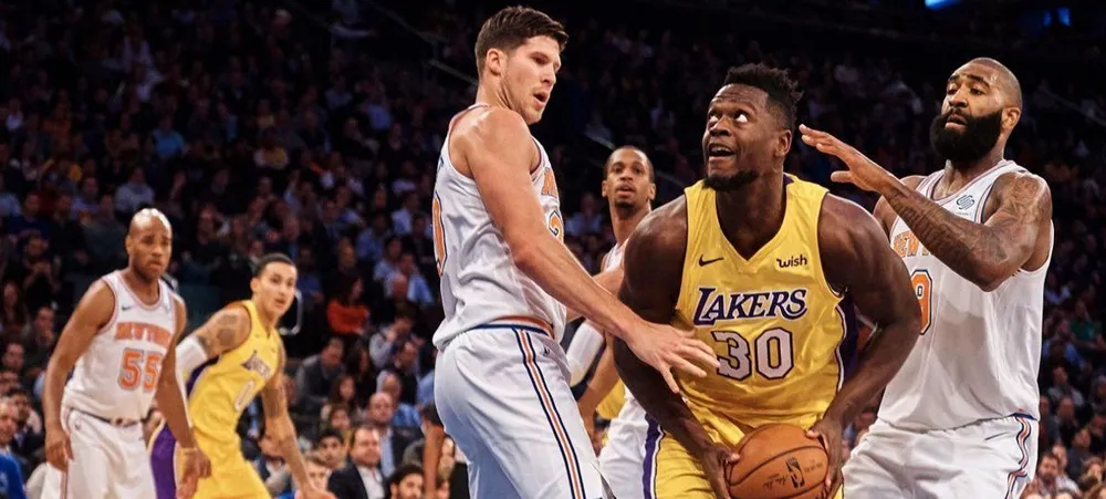 Ainda desfalcado, Lakers recebe Knicks