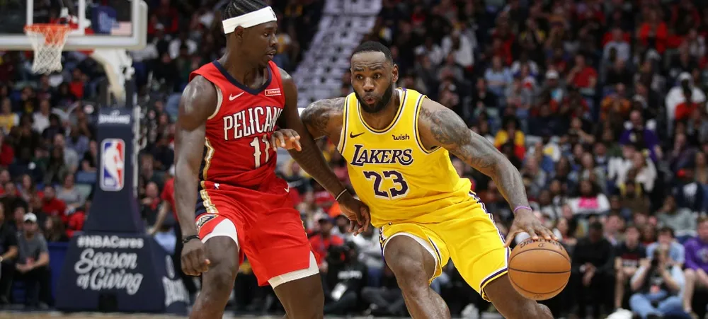 Lakers enfrenta em Pelicans em outro possível confronto de playoffs