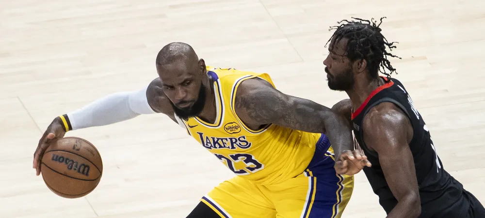 LeBron reage após primeira vitória do Lakers nos playoffs