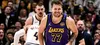 O encontro de Luka Doncic e Nikola Jokic no final da grande vitória do Lakers