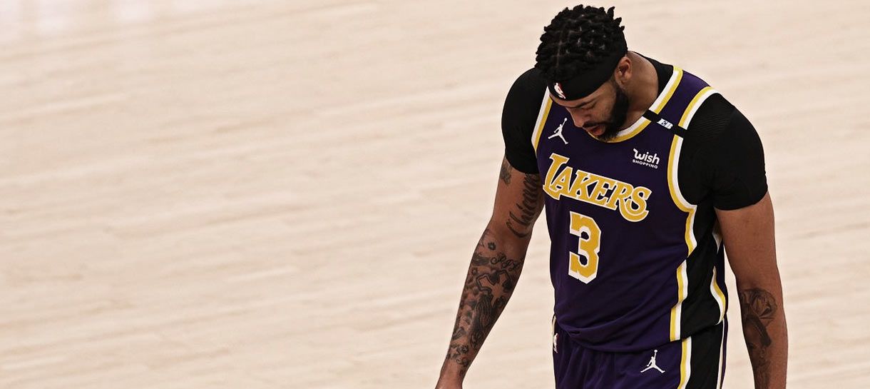 NBA: Anthony Davis liga o sinal vermelho no Lakers após nova derrota