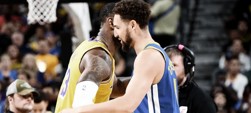 Lakers: LeBron James pede orações para Klay Thompson do Warriors