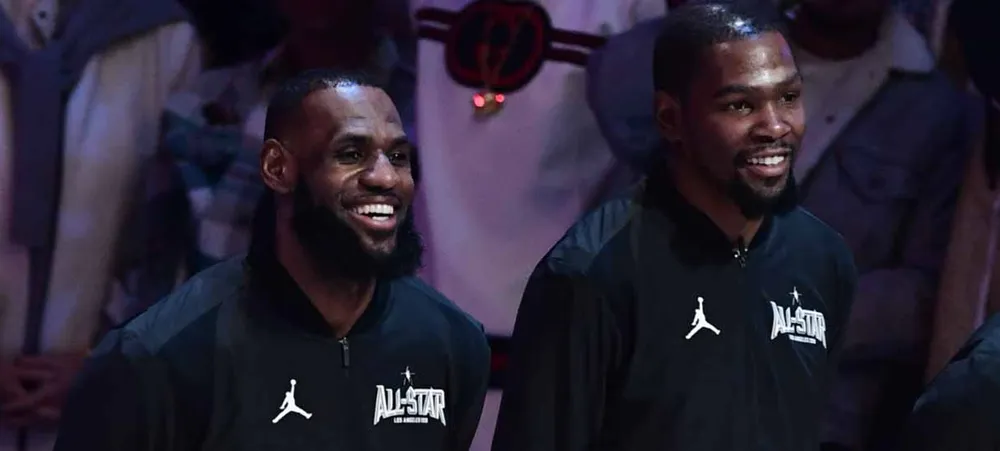 LeBron James x Kevin Durant: definidos os times para o All-Star Game 2022 da NBA