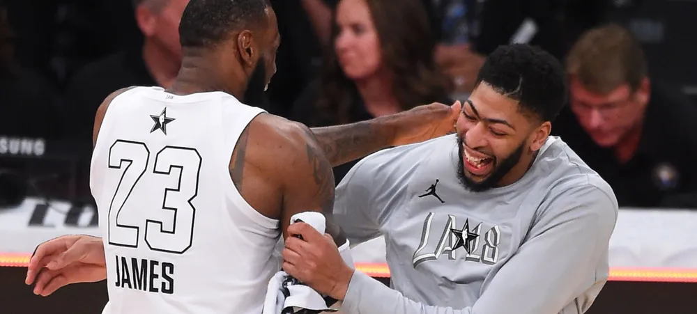 LeBron e Anthony Davis estão no mesmo time para o All-Star Game