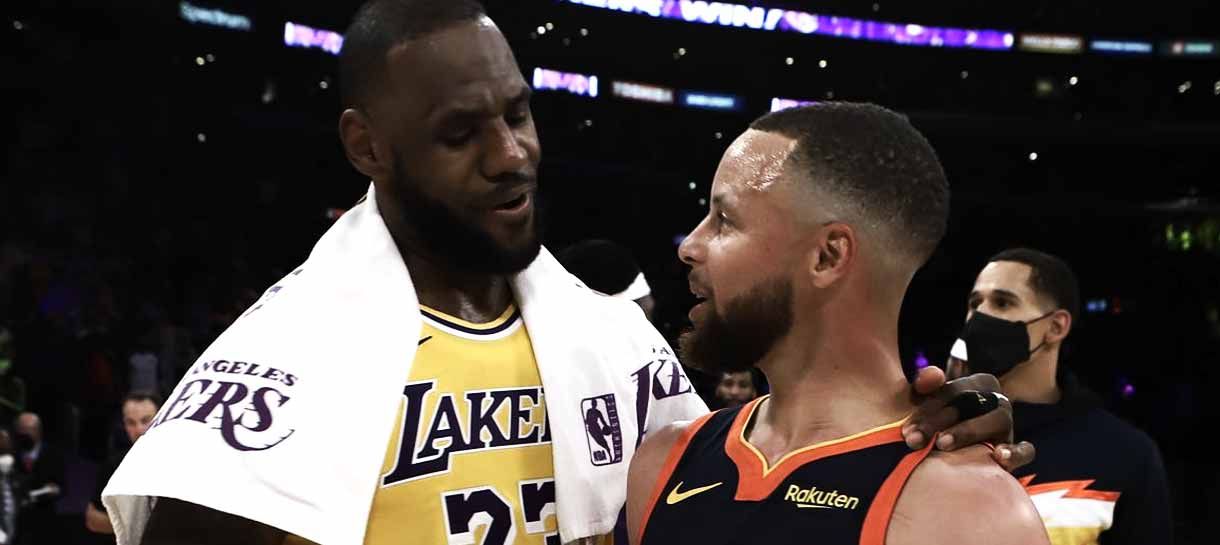 NBA: E se LeBron James pedisse para ser trocado para o Warriors para jogar com Stephen Curry