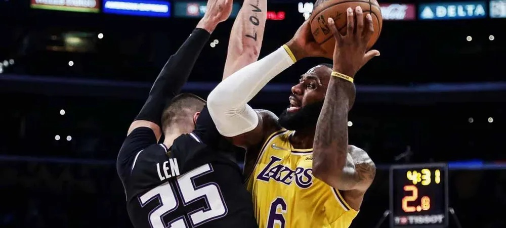 NBA: 3 prorrogações decidem o jogo entre Lakers e Kings em Los Angeles