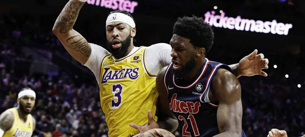 NBA: Não aconteceu nenhuma surpresa para o Lakers sem LeBron James na Filadélfia