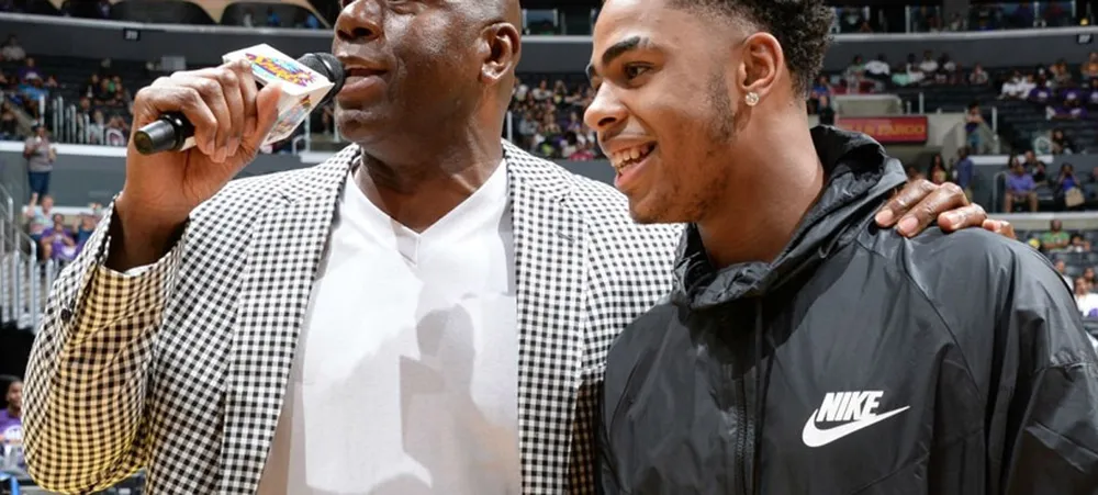Magic Johnson irá treinar D’Angelo Russell nesta off-season