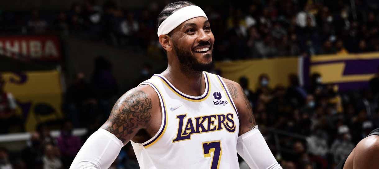 NBA: Lakers vence sem sustos em noite de Halloween com Carmelo Anthony inspirado