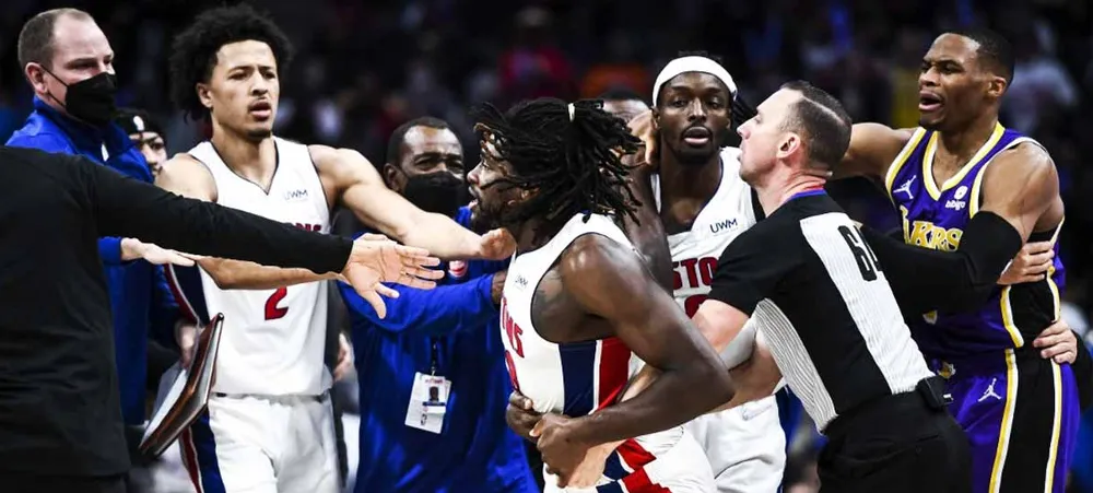 NBA: Pivô do Pistons fala pela primeira vez sobre confusão com LeBron James