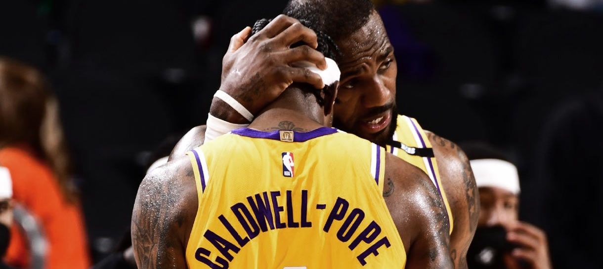 NBA: Lakers revela status de saúde de Caldwell-Pope
