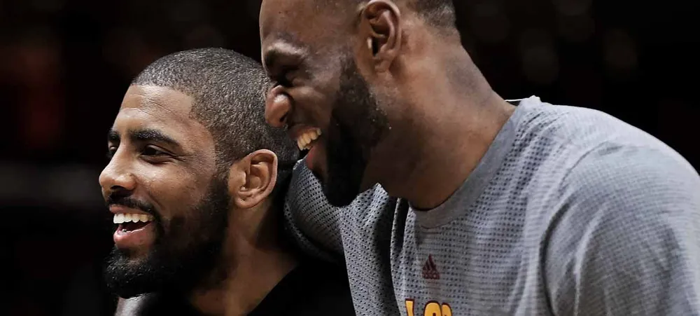 NBA: LeBron James reage a vídeo insano de Kyrie Irving