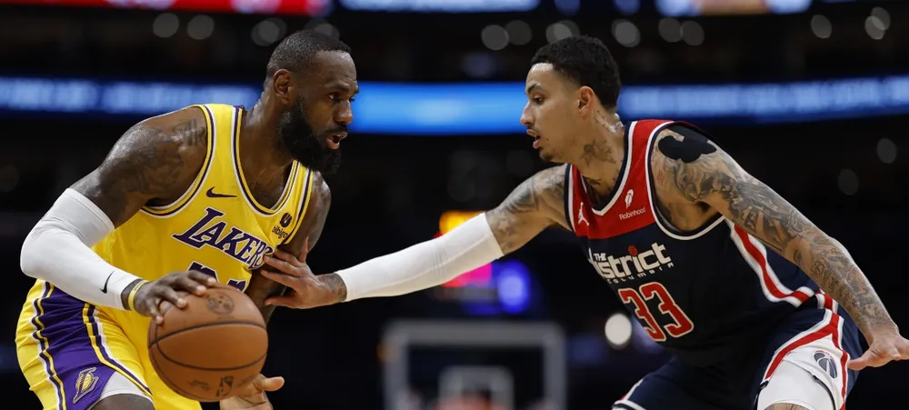 Lakers vence Wizards e termina viagem com cinco vitórias e uma derrota