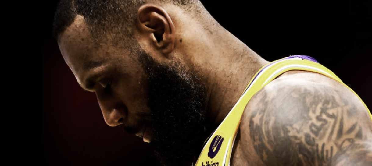 NBA: LeBron James definitivamente perdeu a paciência com o Lakers
