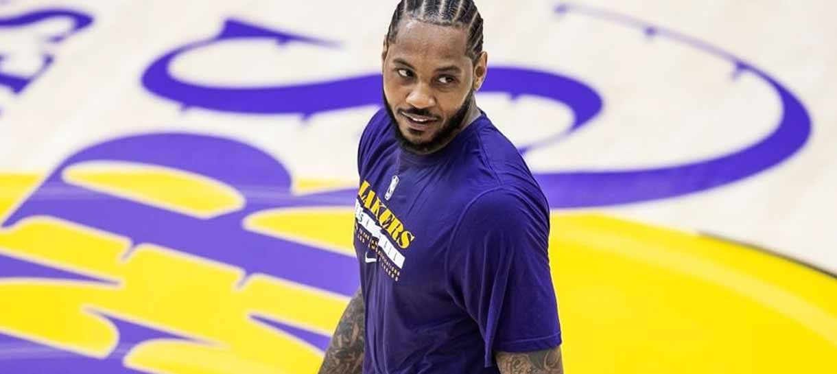 NBA: Carmelo Anthony comenta como foi seu primeiro treino no Lakers