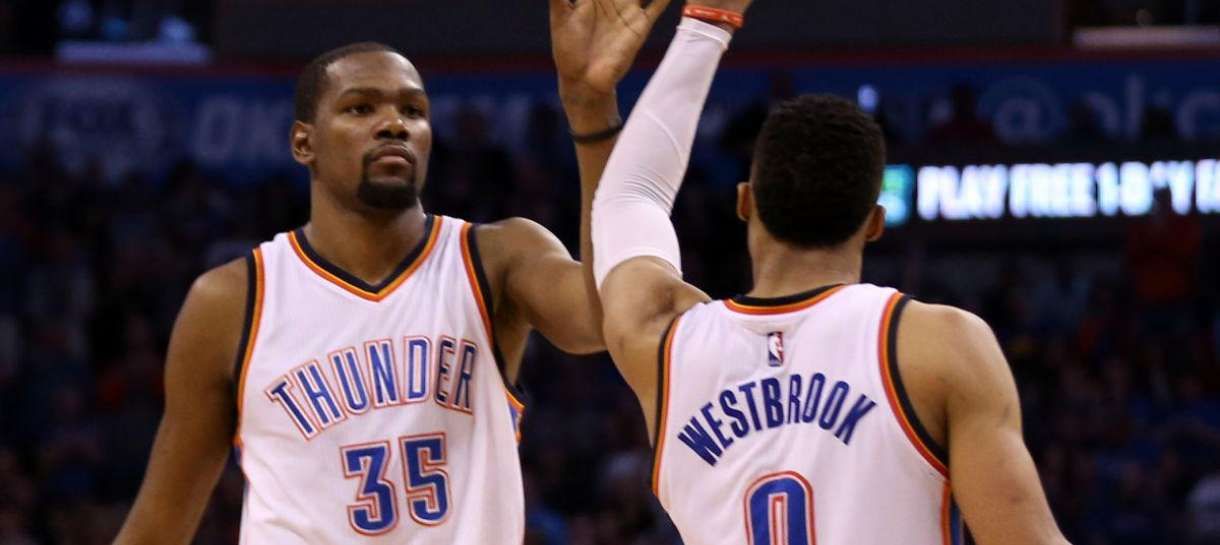 NBA: Kevin Durant sai em defesa de Russell Westbrook