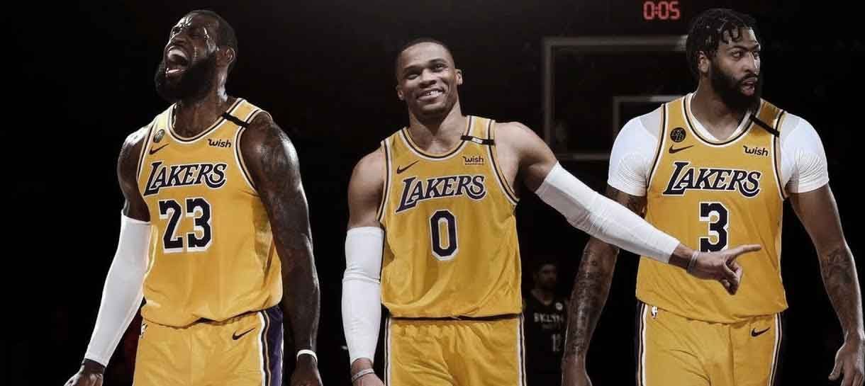 NBA: O time titular ideal do Lakers com LeBron James, Anthony Davis e Russell Westbrook