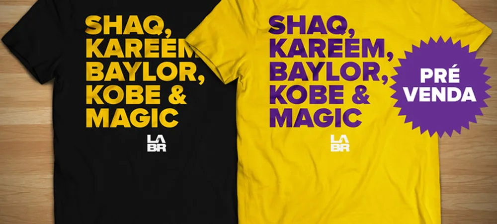 Pré-Venda: Camisa Lendários!