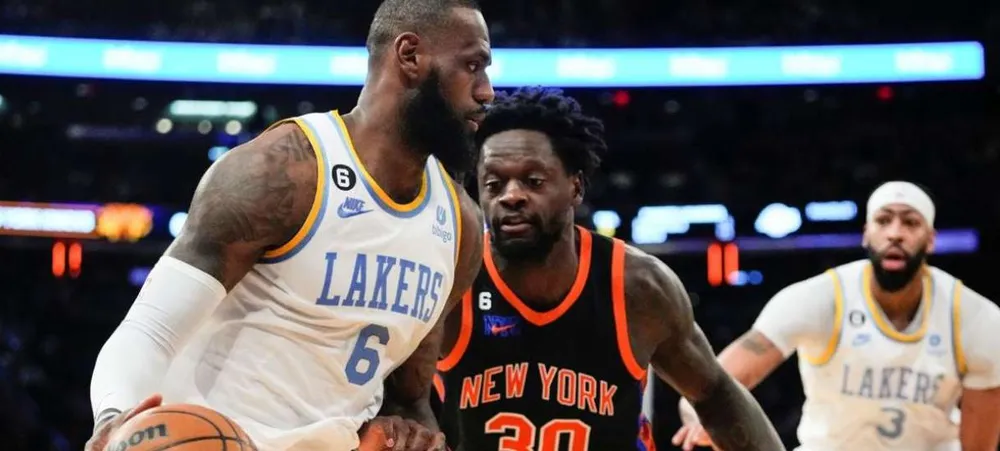 NBA: Com triplo-duplo de LeBron, Lakers vence Knicks na prorrogação