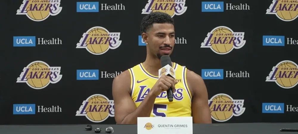 Grimes tirou um peso das costas ao assinar com o Lakers
