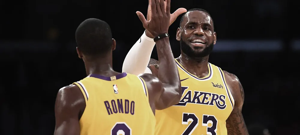 Rajon Rondo revela o que aprendeu com LeBron James no Lakers