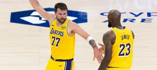 LeBron explana falta que Luka Doncic faz no Lakers contra o Thunder