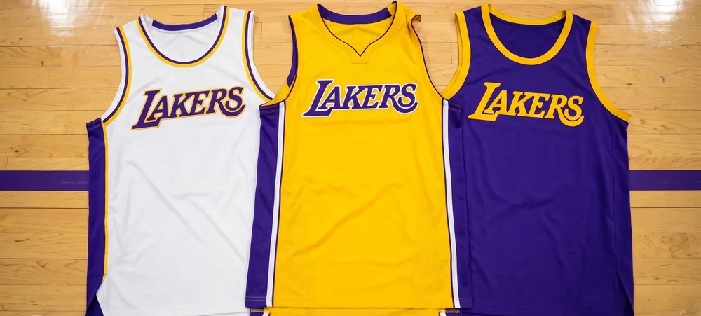 A história das cores e do uniforme do Lakers