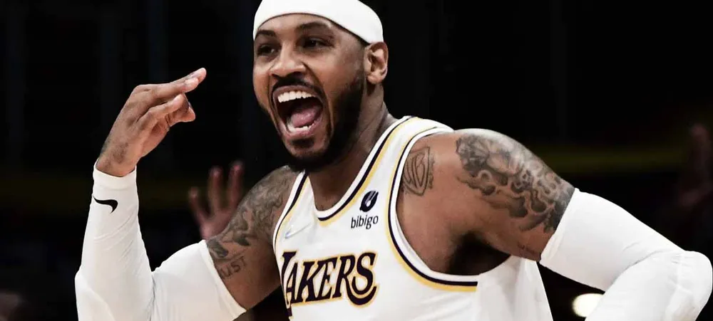 NBA: Lakers faz as pazes com a vitória em noite de Carmelo Anthony