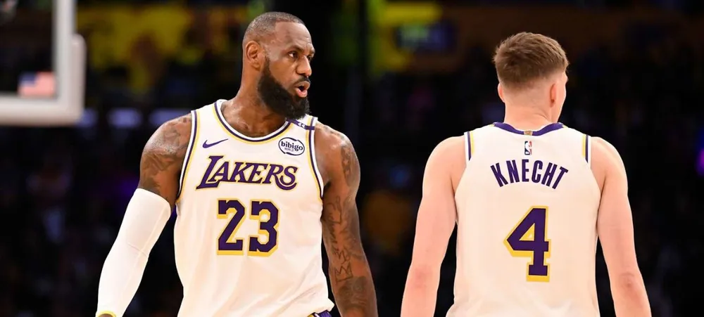 Playoffs NBA: Dalton Knecht chama LeBron de ‘velho’ com elegância