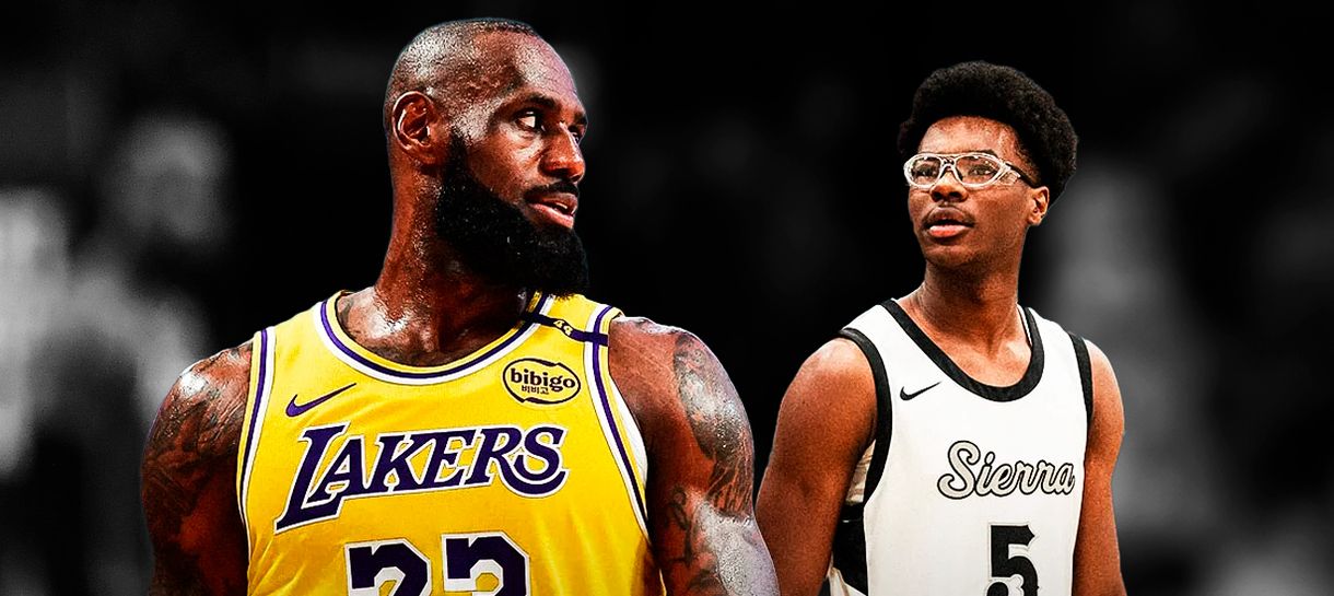 LeBron James tem encontro marcado com Bryce James mesmo lesionado