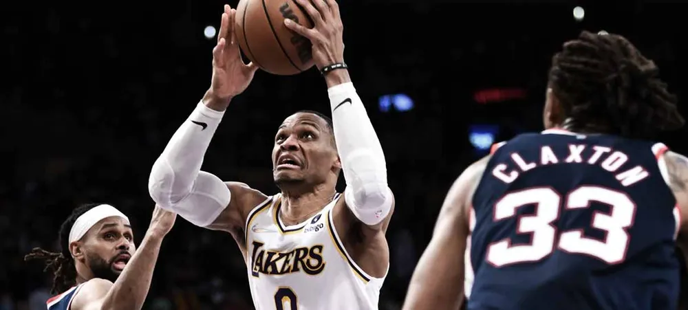 NBA: LeBron defende fortemente Westbrook após derrota do Lakers para o Nets