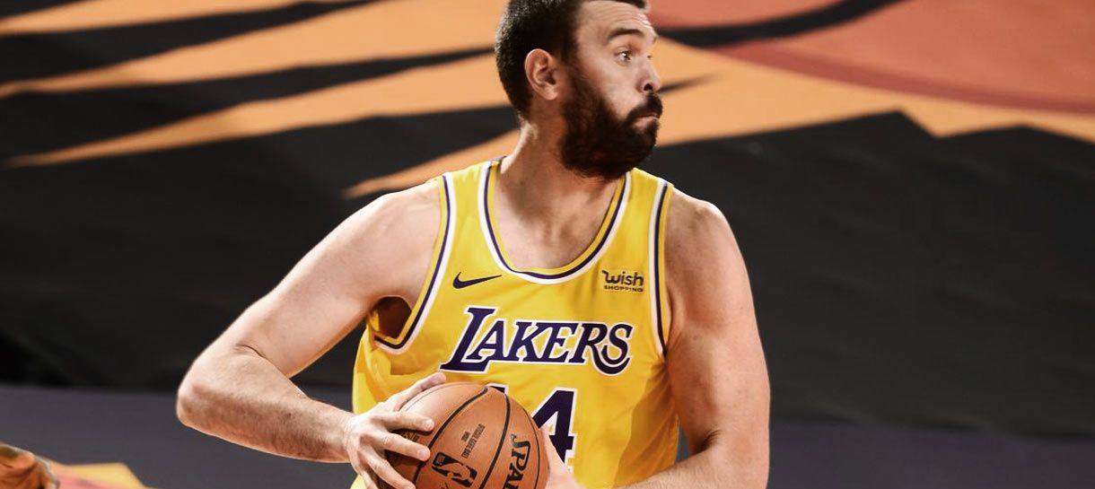 NBA: Marc Gasol vai desfalcar o Lakers por tempo indeterminado