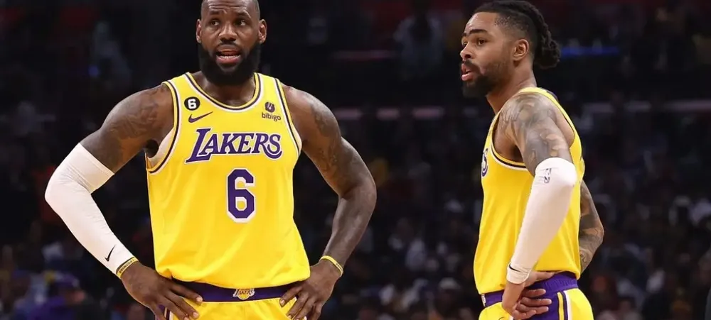 NBA: D’Angelo Russell compara personalidades de LeBron James e Kobe Bryant