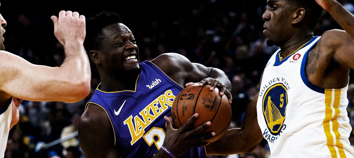 Lakers perde para Warriors em jogo de desfalques em Oakland