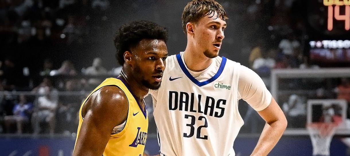 O final emocionante do duelo entre Bronny James e Cooper Flagg na Summer League da NBA