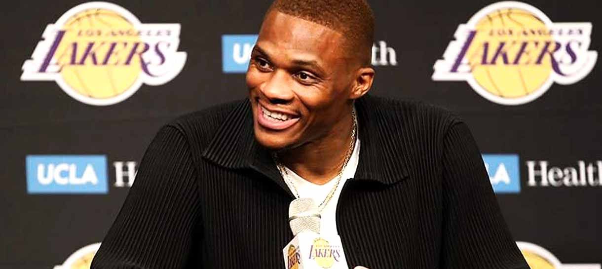 NBA: Russell Westbrook realiza seu primeiro sonho como jogador do Lakers