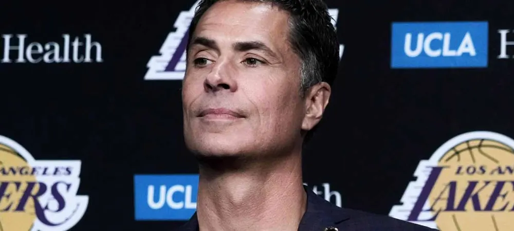 NBA: Filho de lenda do Lakers surge como nome para substituir Rob Pelinka