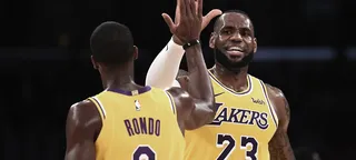 Rajon Rondo revela o que aprendeu com LeBron James no Lakers